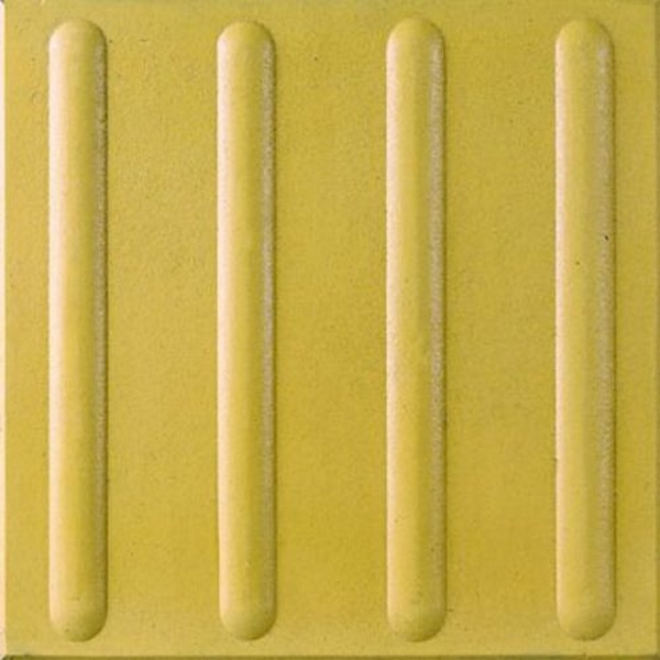 บล็อกนำทาง เอสซีจี ลายแบบแถบ 30x30x6 ซม. สีเหลือง