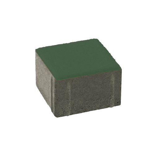 ศิลาเหลี่ยมขนาด 10 X 10 X 6 สีเขียว (8 ก้อน/ห่อ)