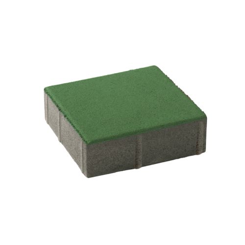 ศิลาเหลี่ยมขนาด 20 X 20 X 6 ซม  สีเขียว